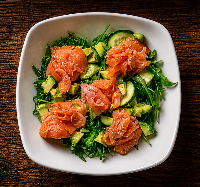 Smoked Salmon Avocado Salad