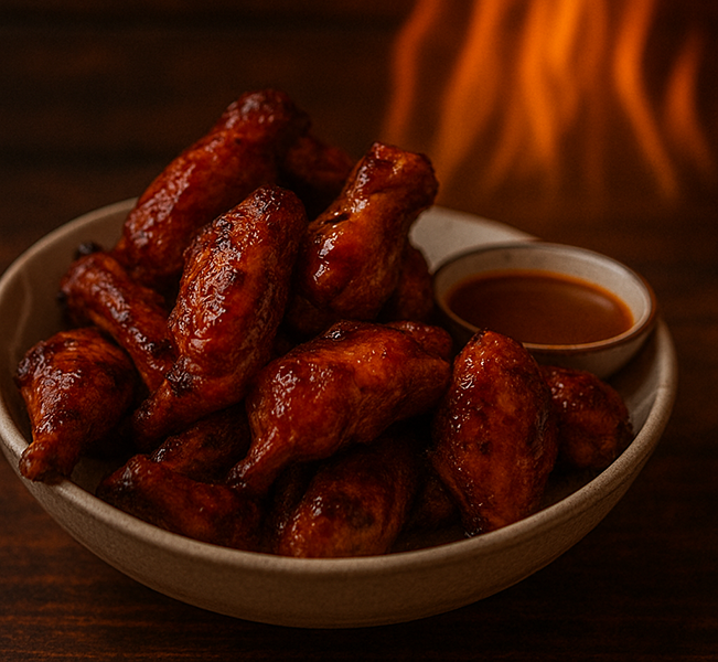 Tex-Mex BBQ Chicken Wings