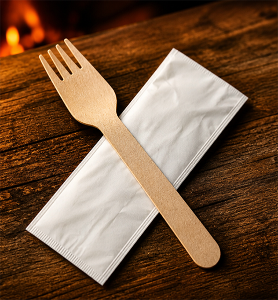 Napkin and Fork